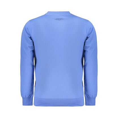 Blue Cotton Men's Sweatshirt