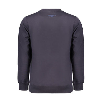 Blue Cotton Men's Sweatshirt