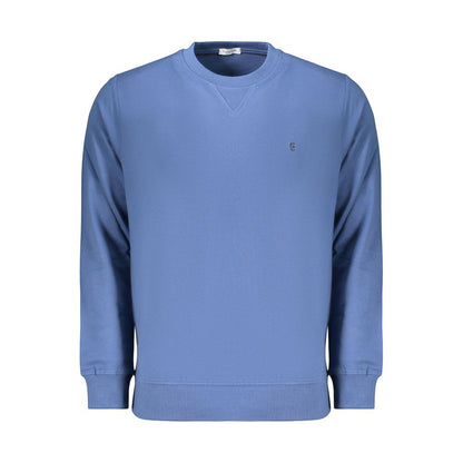 Blue Cotton Men's Sweatshirt