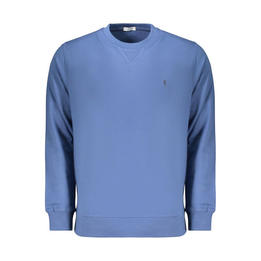 Blue Cotton Men's Sweatshirt