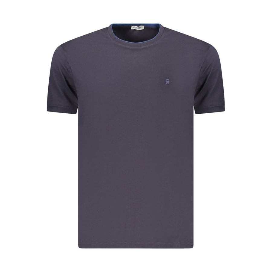 Blue Cotton Men's T-Shirt