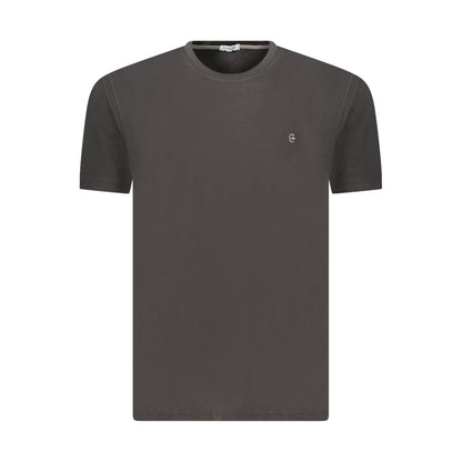Black Cotton Men's T-Shirt