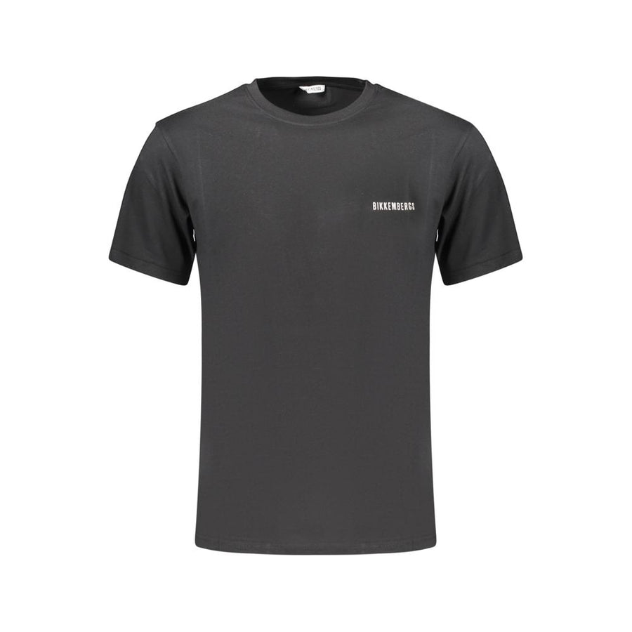 Black Cotton Men's T-Shirt