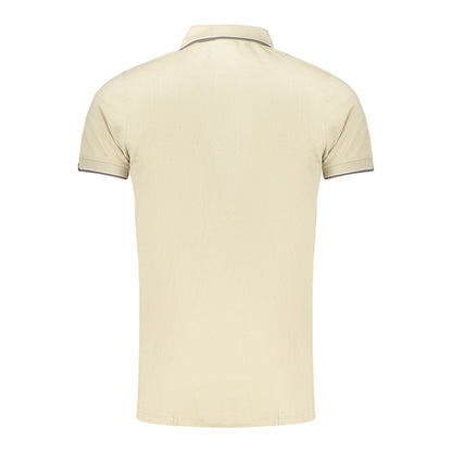 Beige Cotton Men's Polo