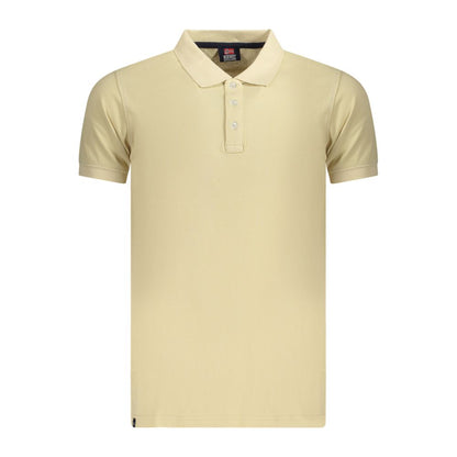 Beige Cotton Men's Polo