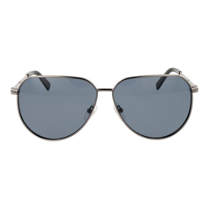 Gray Metal Sunglasses