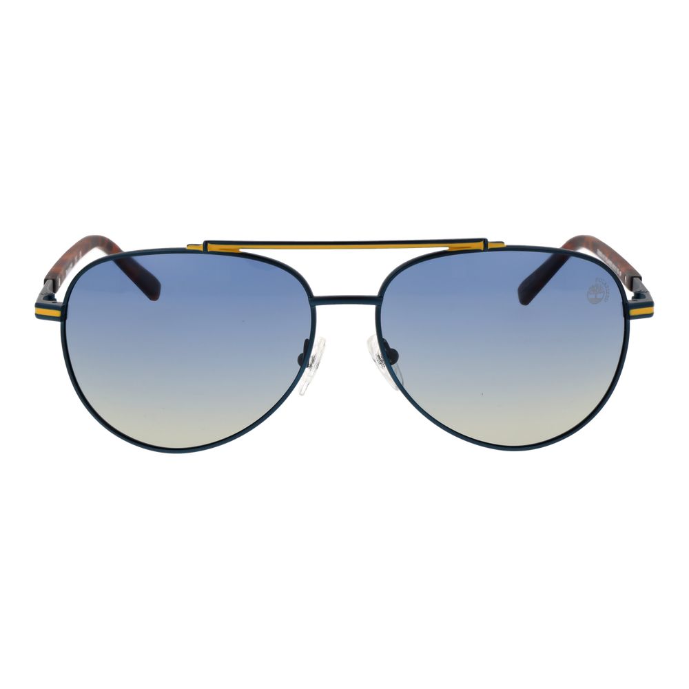 Blue Metal Sunglasses