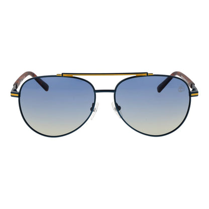 Blue Metal Sunglasses