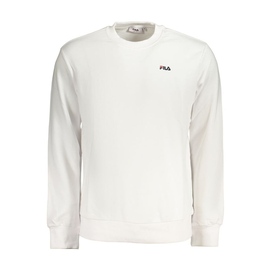 White Cotton Men's Sweatshirt