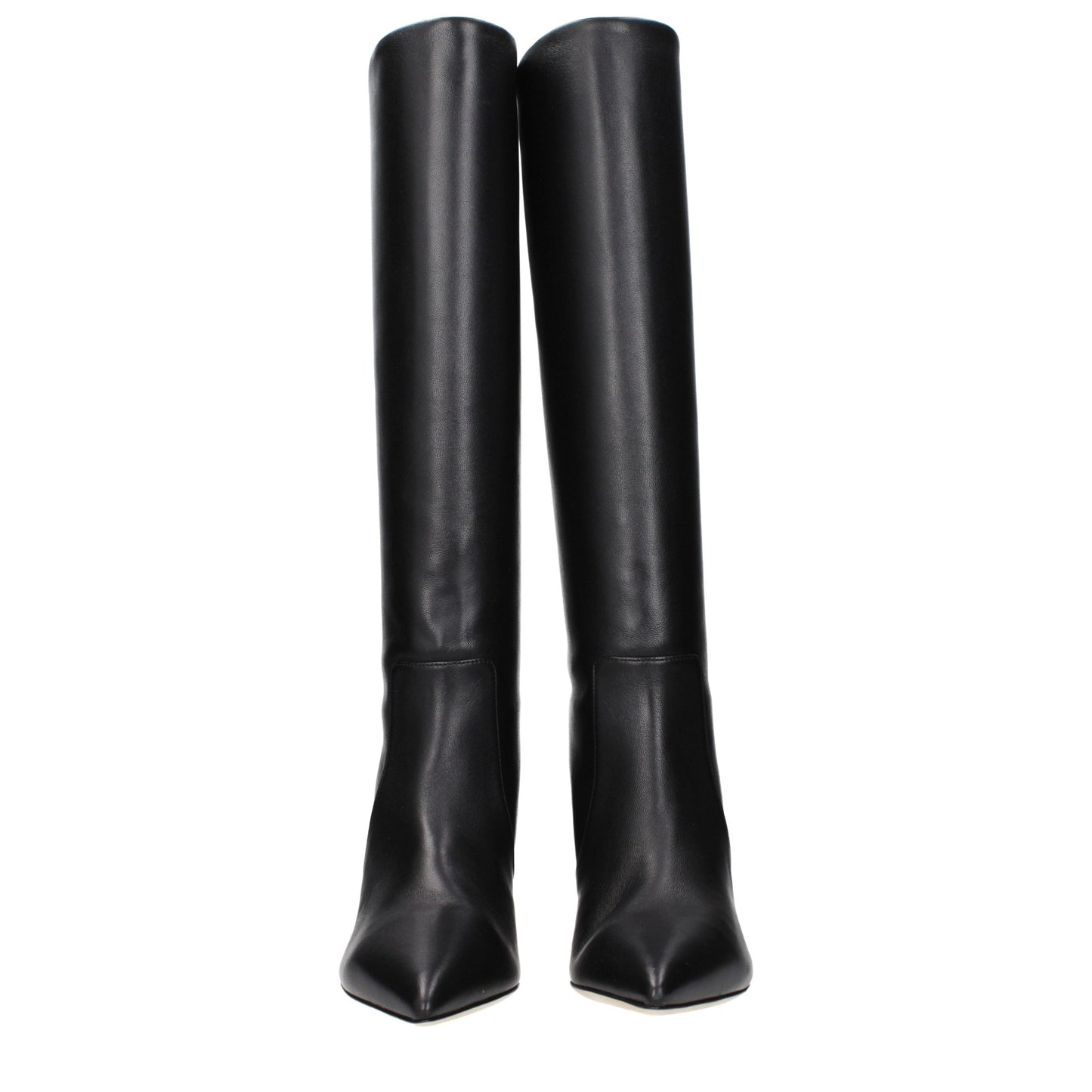 Black Leather Ankle Boots