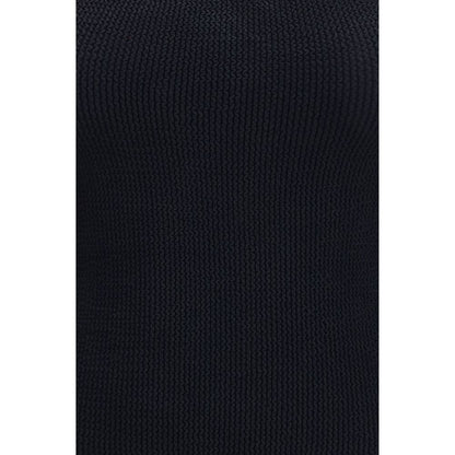 Black Polyamide One-Piece Swimsuit