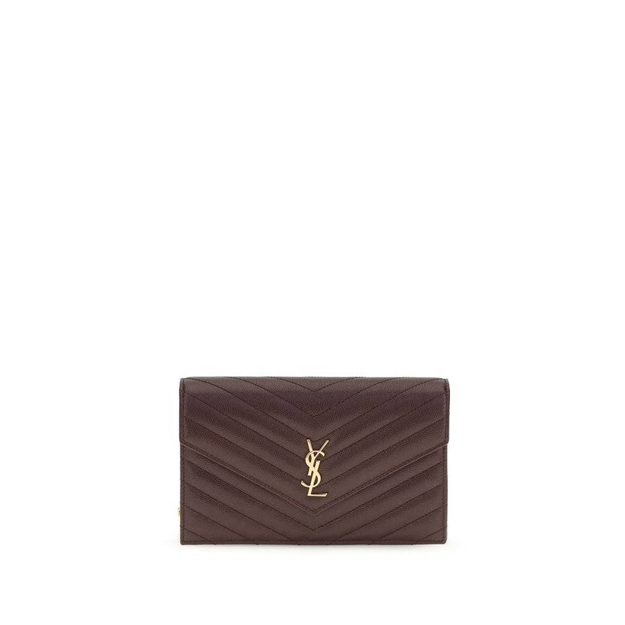 Bordeaux Calf Leather Bos Taurus Clutch Bag