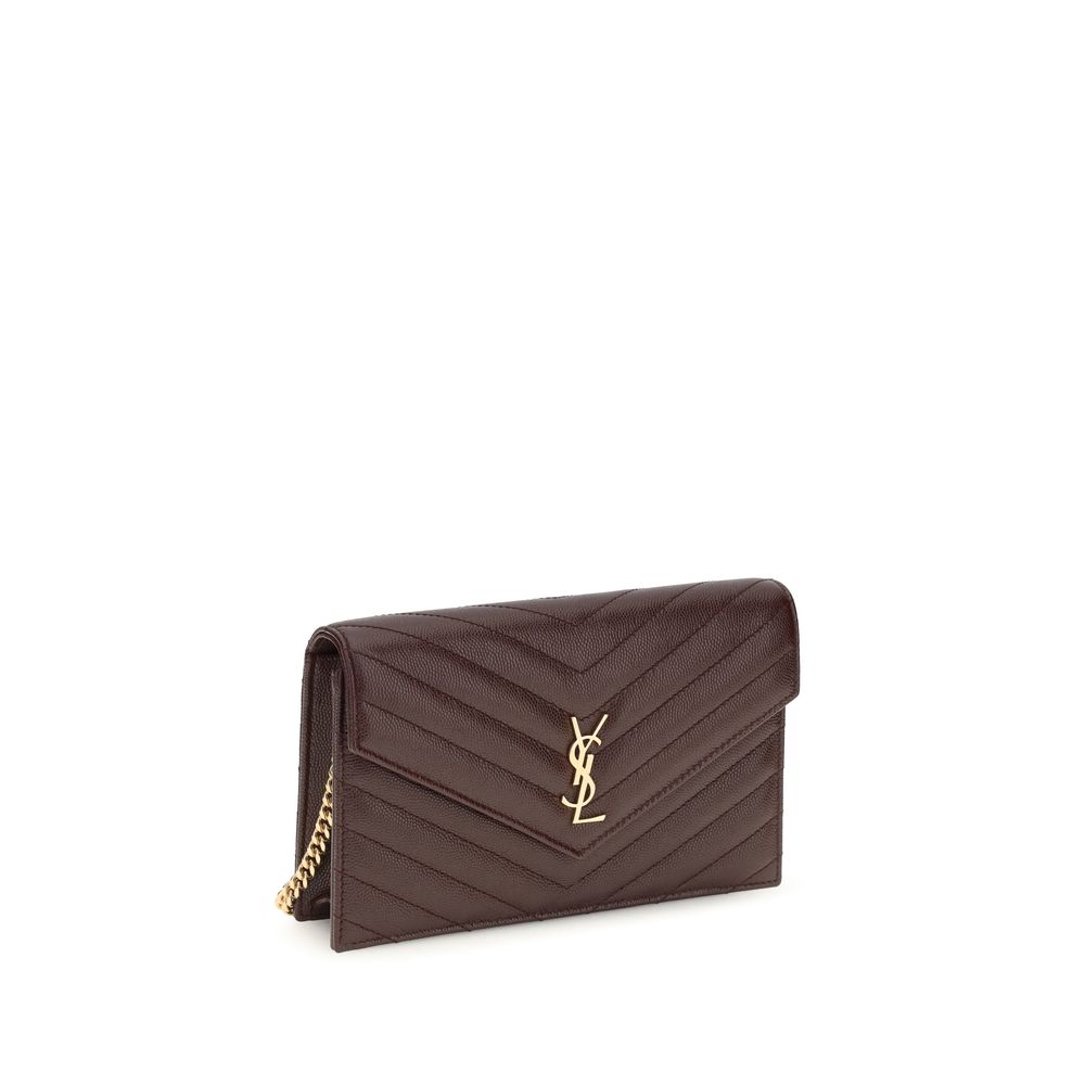 Bordeaux Calf Leather Bos Taurus Clutch Bag