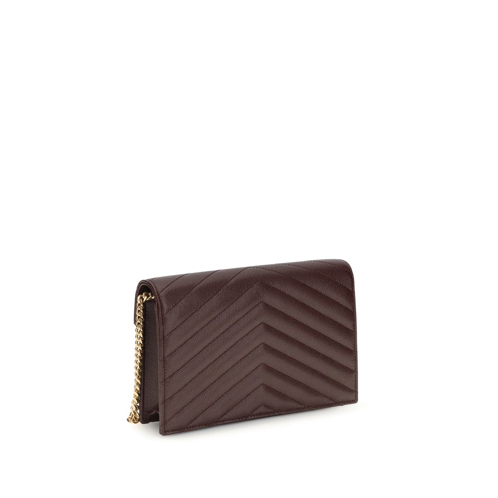 Bordeaux Calf Leather Bos Taurus Clutch Bag