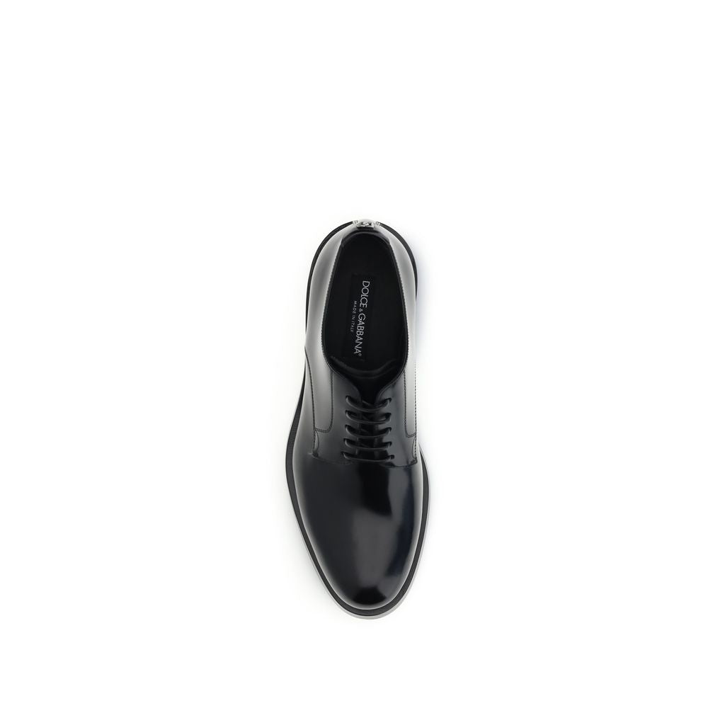 Black Calf Leather Bos Taurus Oxfords And Derbies