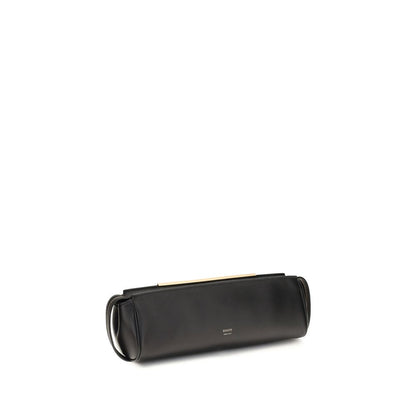 Black Calf Leather Bos Taurus Clutch Bag