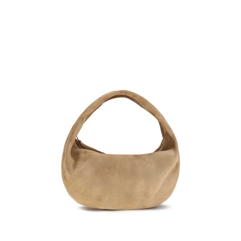 Beige Calf Leather Bos Taurus Shoulder Bag