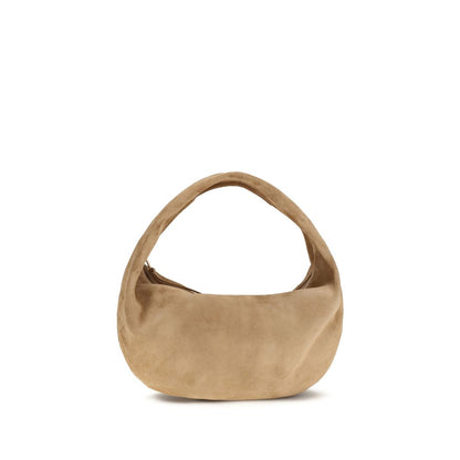 Beige Calf Leather Bos Taurus Shoulder Bag