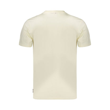 Beige Cotton Men's T-Shirt