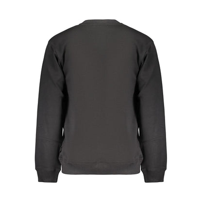 Black Cotton Men's Sweatshirt