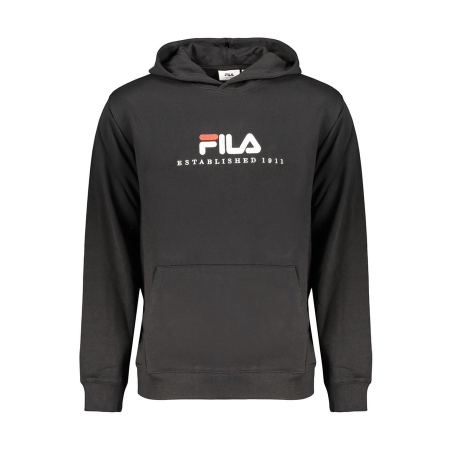 Black Cotton Men's Sweatshirt