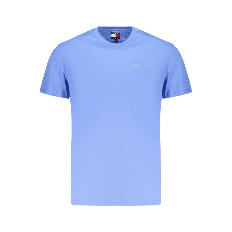 Light Blue Cotton Men's T-Shirt
