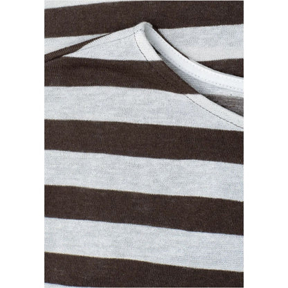 Brown Polyester T-Shirt