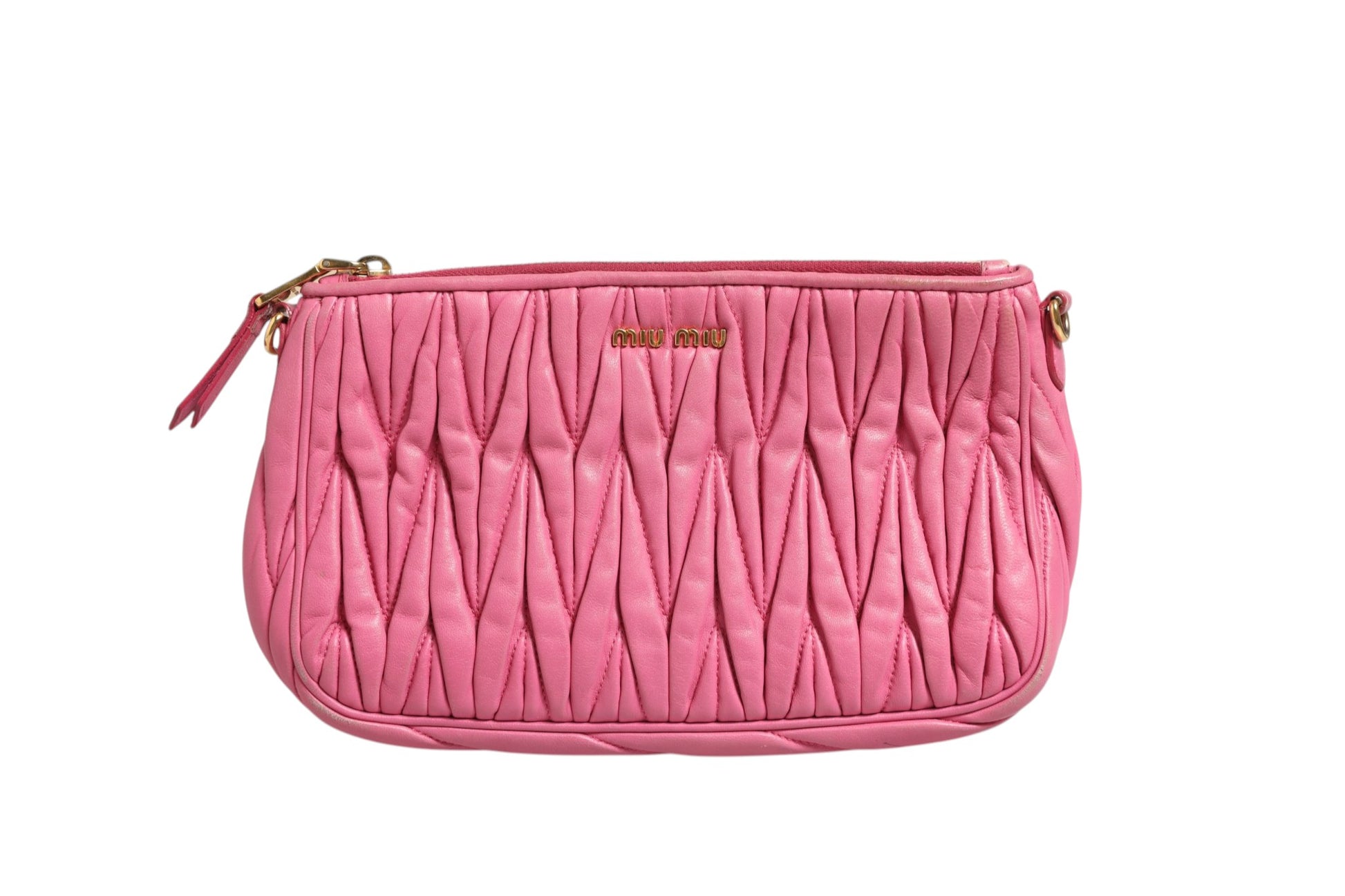 Matelassé Leather Shoulder Bag