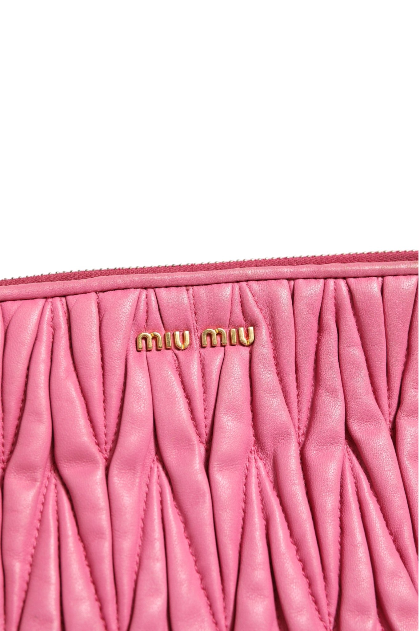 Matelassé Leather Shoulder Bag