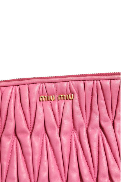 Matelassé Leather Shoulder Bag