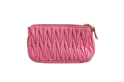 Matelassé Leather Shoulder Bag