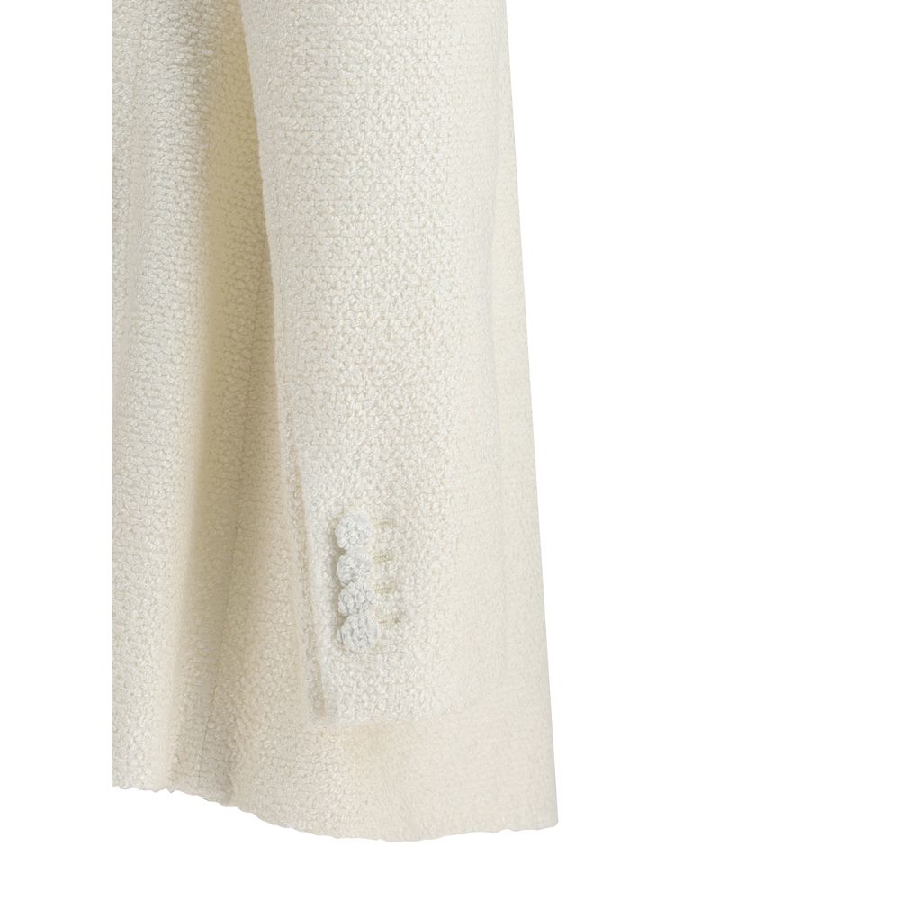 Beige Silk Blazer