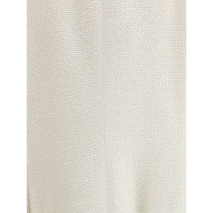 Beige Silk Blazer
