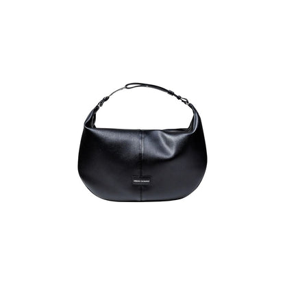 Black Polyester Handbag