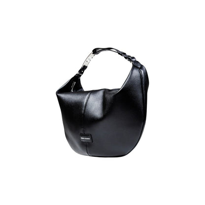 Black Polyester Handbag