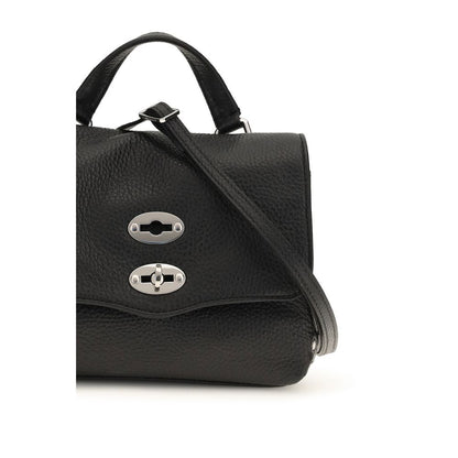 Black Calf Leather Bos Taurus Handbag