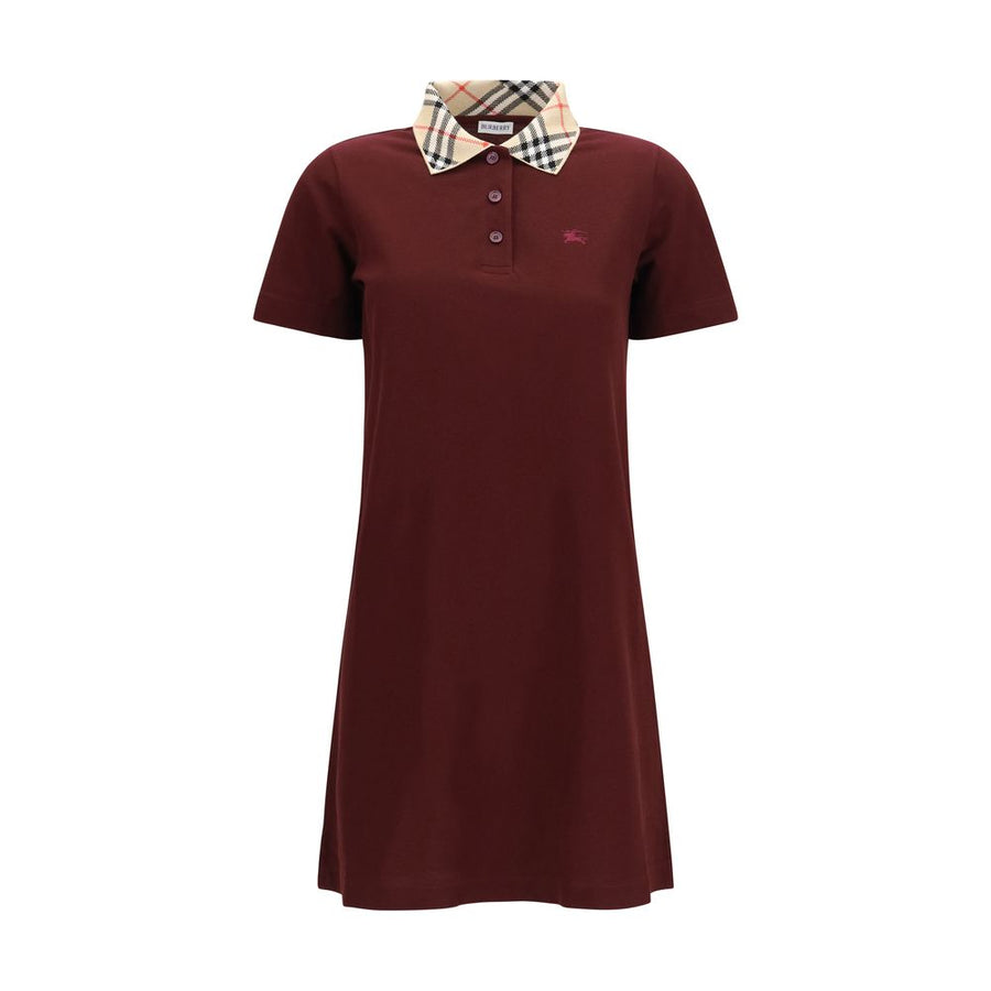 Bordeaux Cotton Casual Dress