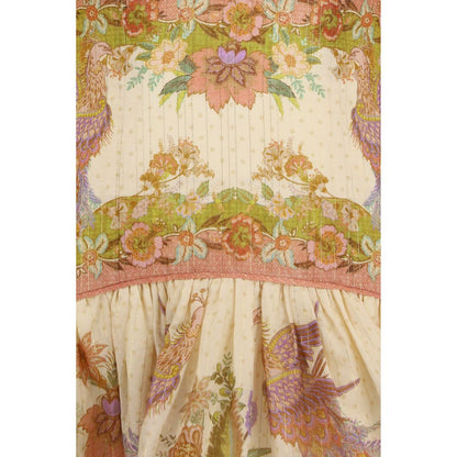 Multicolor Cotton Casual Dress