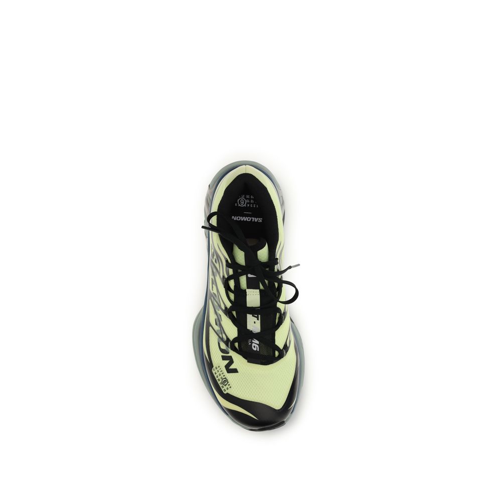 Black Polyamide Athletic Sneakers