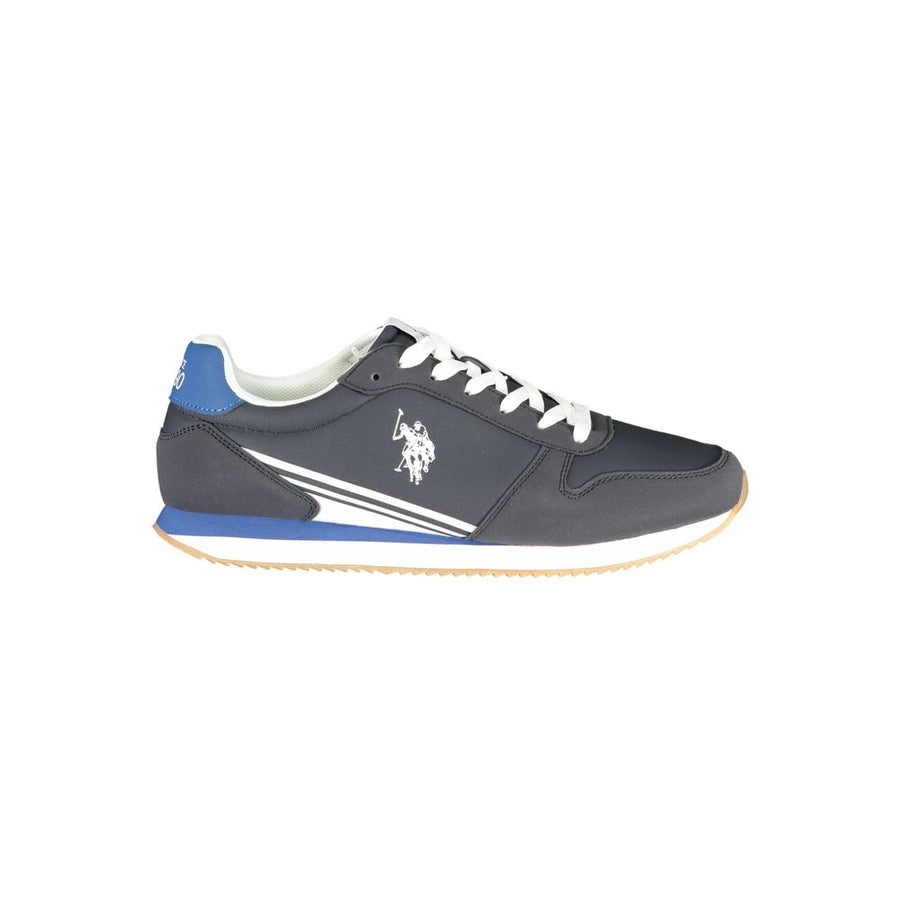 Blue Polyurethane Men's Sneaker