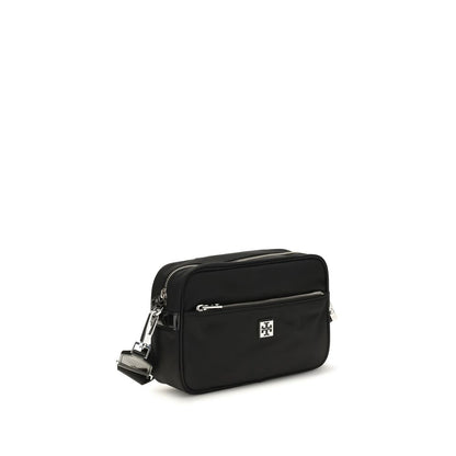 Black Polyamide Shoulder Bag