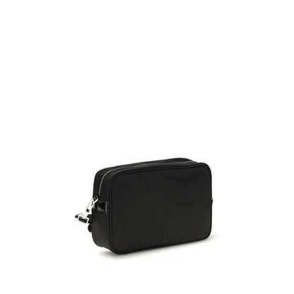 Black Polyamide Shoulder Bag
