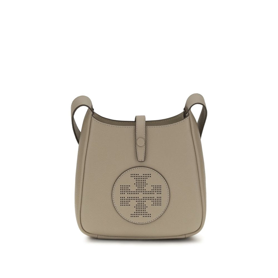 Beige Calf Leather Bos Taurus Shoulder Bag