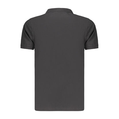 Black Cotton Women's Polo Shirt