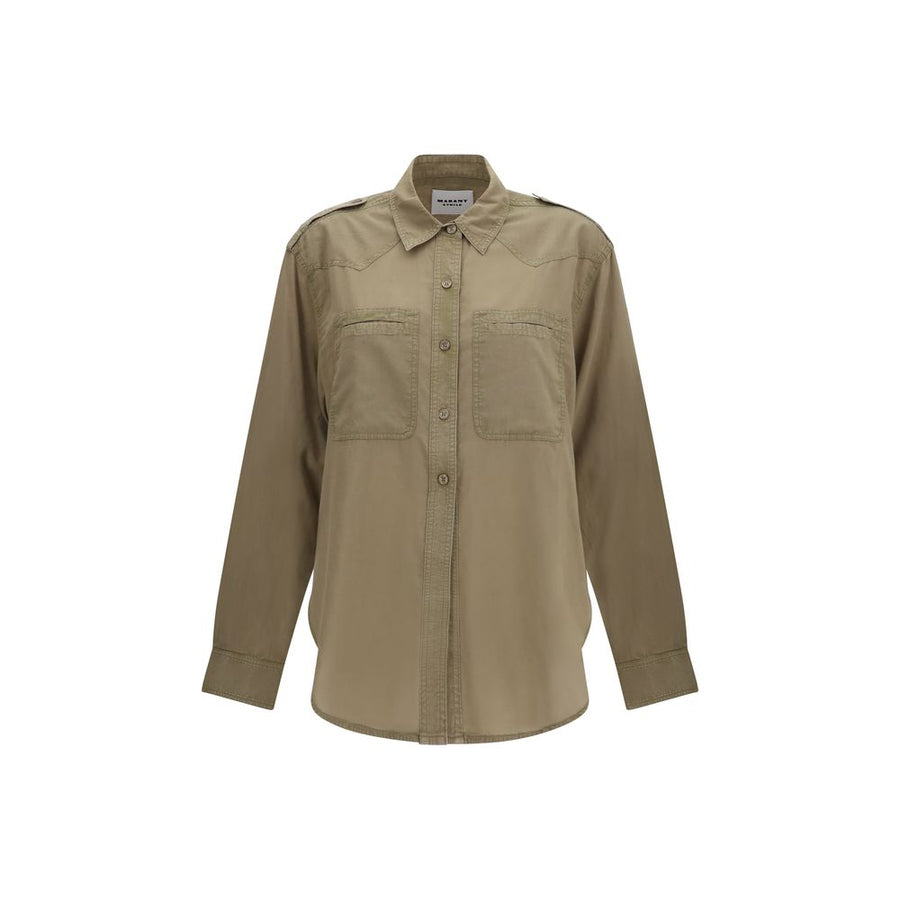 Bicolor Cotton Shirt