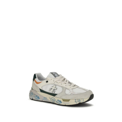 White Polyamide Athletic Sneakers