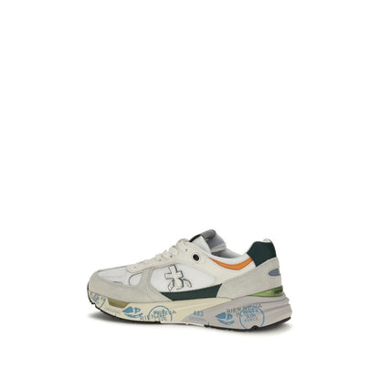 White Polyamide Athletic Sneakers