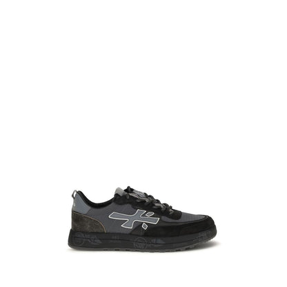 Black Calf Leather Bos Taurus Low Top Sneakers