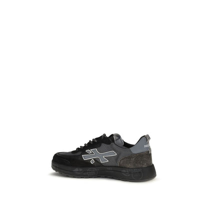 Black Calf Leather Bos Taurus Low Top Sneakers
