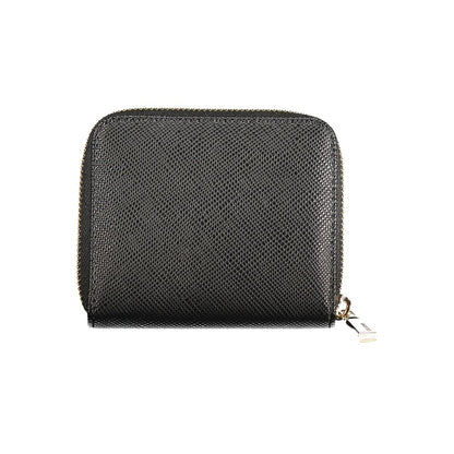 Nero Poliuretano Women Wallet